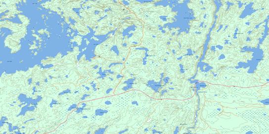 Birch Portage Topographic map 063L15 at 1:50,000 Scale