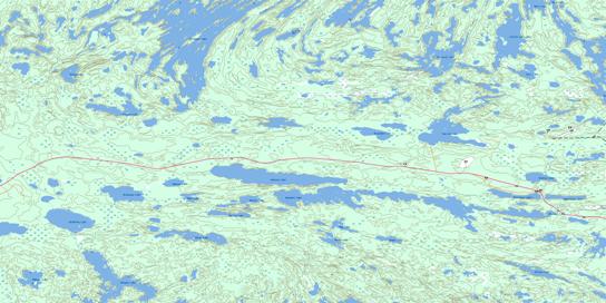 Annabel Lake Topographic map 063L16 at 1:50,000 Scale