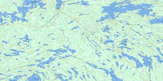 Nemei Lake Topographic map 063M08 at 1:50,000 Scale