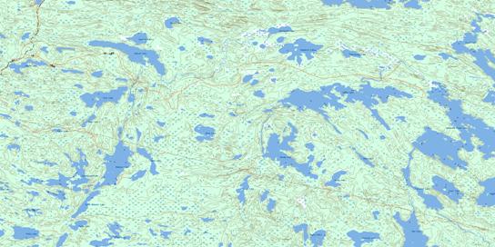 Batty Lake Topographic map 063N02 at 1:50,000 Scale