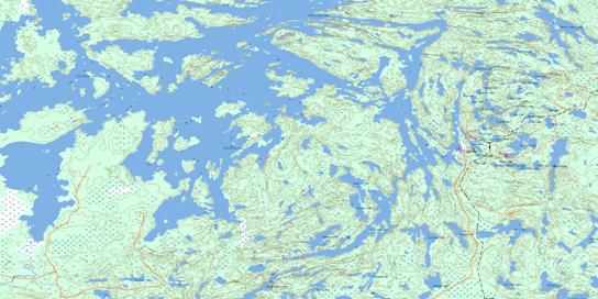 Sherridon Topo Map 063N03 at 1:50,000 scale - National Topographic System of Canada (NTS) - Toporama map