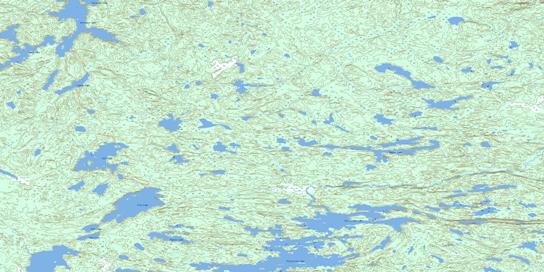 Lamont Lake Topographic map 063N06 at 1:50,000 Scale