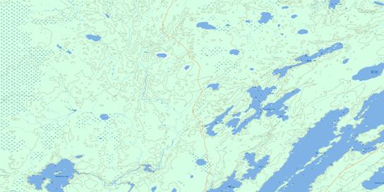 Pistol Lake Topographic map 063O02 at 1:50,000 Scale