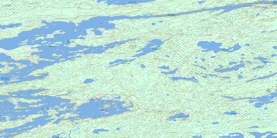 Bulger Lake Topo Map 063P03 at 1:50,000 scale - National Topographic System of Canada (NTS) - Toporama map