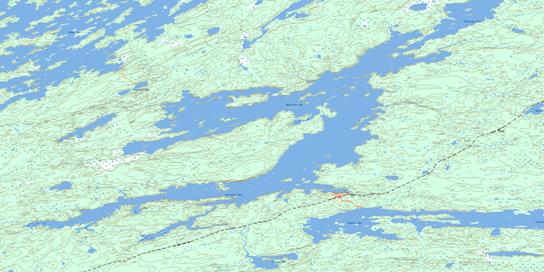 Thicket Portage Topo Map 063P05 at 1:50,000 scale - National Topographic System of Canada (NTS) - Toporama map