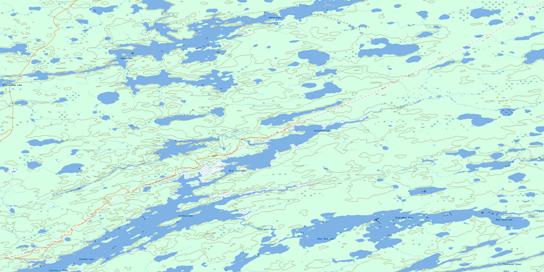 Bear Head Lake Topo Map 063P09 at 1:50,000 scale - National Topographic System of Canada (NTS) - Toporama map