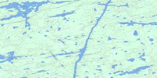 Armstrong Lake Topo Map 063P10 at 1:50,000 scale - National Topographic System of Canada (NTS) - Toporama map