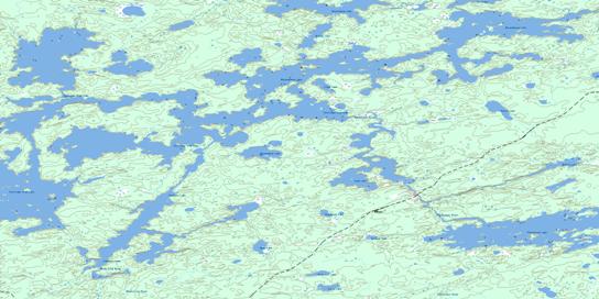 Pikwitonei Topo Map 063P11 at 1:50,000 scale - National Topographic System of Canada (NTS) - Toporama map