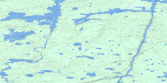 Arnot Topo Map 063P15 at 1:50,000 scale - National Topographic System of Canada (NTS) - Toporama map
