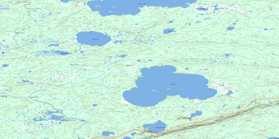 Orr Lake Topographic map 064A03 at 1:50,000 Scale