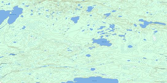 Meridian Lake Topographic map 064A06 at 1:50,000 Scale