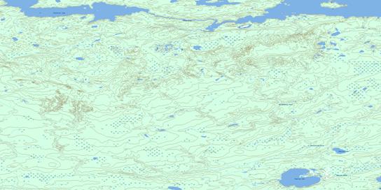 Pelletier Lake Topo Map 064A07 at 1:50,000 scale - National Topographic System of Canada (NTS) - Toporama map