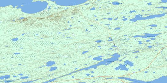 Crying Lake Topo Map 064A08 at 1:50,000 scale - National Topographic System of Canada (NTS) - Toporama map
