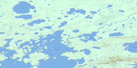 Hale Lake Topo Map 064A09 at 1:50,000 scale - National Topographic System of Canada (NTS) - Toporama map