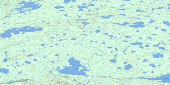 Campbell Lake Topo Map 064A11 at 1:50,000 scale - National Topographic System of Canada (NTS) - Toporama map