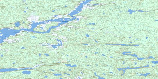 Earp Lake Topo Map 064B06 at 1:50,000 scale - National Topographic System of Canada (NTS) - Toporama map