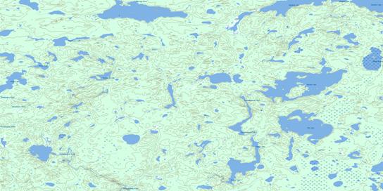Barnes Lake Topo Map 064B08 at 1:50,000 scale - National Topographic System of Canada (NTS) - Toporama map