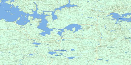 Swan Bay Topo Map 064B10 at 1:50,000 scale - National Topographic System of Canada (NTS) - Toporama map