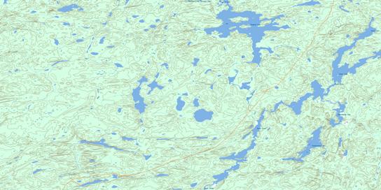 Chapman Lake Topographic map 064B16 at 1:50,000 Scale