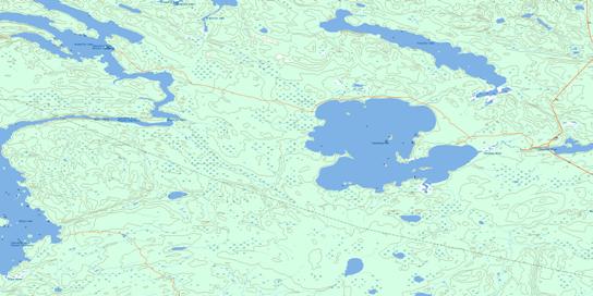 Suwannee Lake Topo Map 064C01 at 1:50,000 scale - National Topographic System of Canada (NTS) - Toporama map