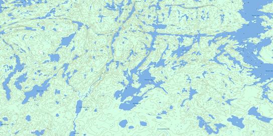 Mccallum Lake Topographic map 064C04 at 1:50,000 Scale