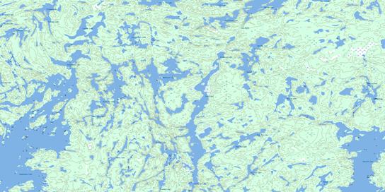 Kamuchawie Lake Topo Map 064C05 at 1:50,000 scale - National Topographic System of Canada (NTS) - Toporama map