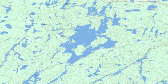Eden Lake Topo Map 064C09 at 1:50,000 scale - National Topographic System of Canada (NTS) - Toporama map