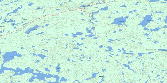 Mcgavock Lake Topo Map 064C11 at 1:50,000 scale - National Topographic System of Canada (NTS) - Toporama map