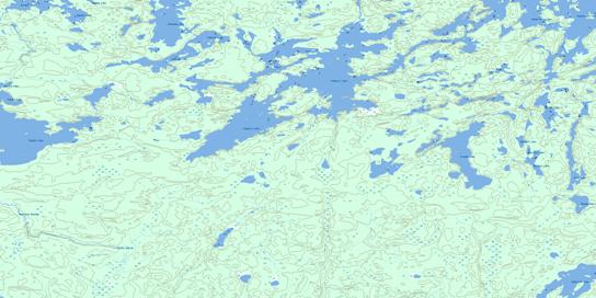 Kamatsi Lake Topo Map 064D01 at 1:50,000 scale - National Topographic System of Canada (NTS) - Toporama map