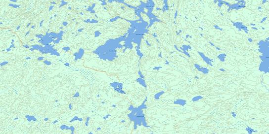Harriott Lake Topo Map 064D02 at 1:50,000 scale - National Topographic System of Canada (NTS) - Toporama map