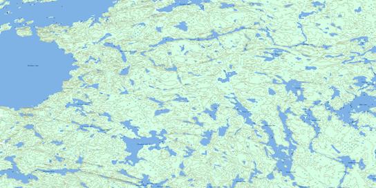 Finlayson Lake Topo Map 064D07 at 1:50,000 scale - National Topographic System of Canada (NTS) - Toporama map