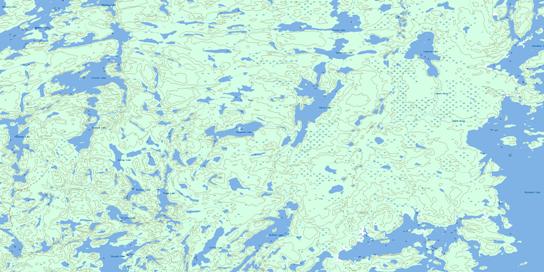 Perry Lake Topographic map 064D15 at 1:50,000 Scale
