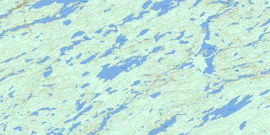 Morell Lake Topo Map 064E12 at 1:50,000 scale - National Topographic System of Canada (NTS) - Toporama map