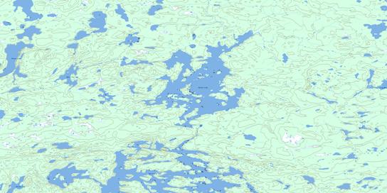Melvin Lake Topo Map 064F01 at 1:50,000 scale - National Topographic System of Canada (NTS) - Toporama map