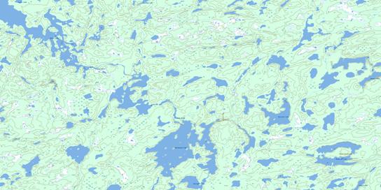 Dunsheath Lake Topo Map 064F02 at 1:50,000 scale - National Topographic System of Canada (NTS) - Toporama map