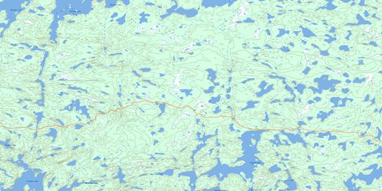 Carswell Lake Topo Map 064F04 at 1:50,000 scale - National Topographic System of Canada (NTS) - Toporama map