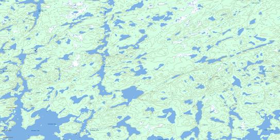 Carriere Lake Topo Map 064F05 at 1:50,000 scale - National Topographic System of Canada (NTS) - Toporama map