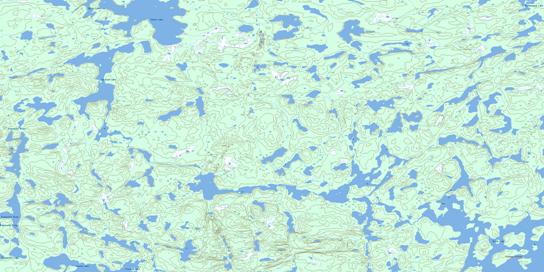Carlson Lake Topographic map 064F06 at 1:50,000 Scale