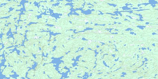 Brisebois Lake Topo Map 064F07 at 1:50,000 scale - National Topographic System of Canada (NTS) - Toporama map