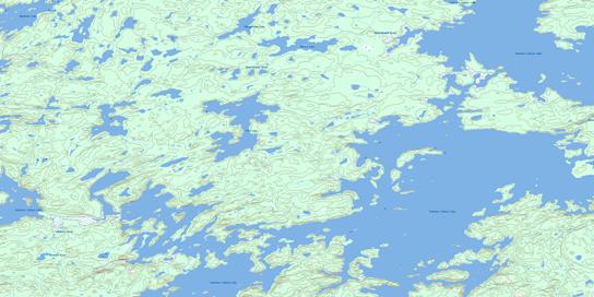 Numakoos Lake Topo Map 064G02 at 1:50,000 scale - National Topographic System of Canada (NTS) - Toporama map