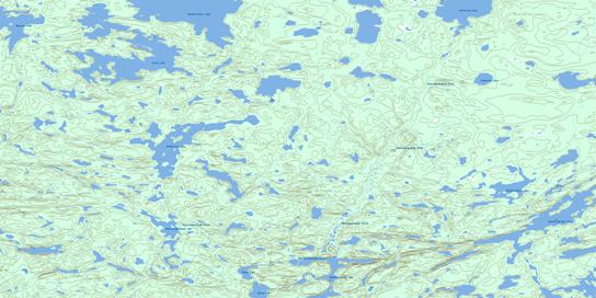 Mackerracher Lake Topo Map 064G06 at 1:50,000 scale - National Topographic System of Canada (NTS) - Toporama map