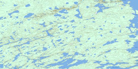Nutter Lake Topo Map 064G07 at 1:50,000 scale - National Topographic System of Canada (NTS) - Toporama map