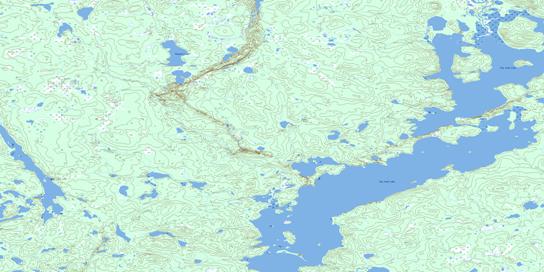 Maxwell Lake Topo Map 064G13 at 1:50,000 scale - National Topographic System of Canada (NTS) - Toporama map
