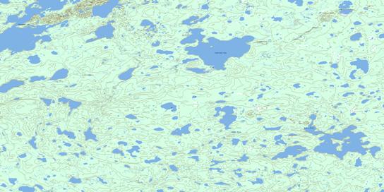 Chipewyan Lake Topographic map 064G16 at 1:50,000 Scale