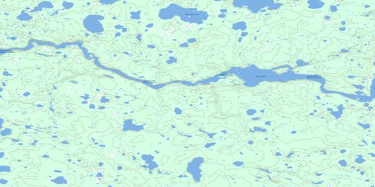 Billard Lake Topographic map 064H01 at 1:50,000 Scale
