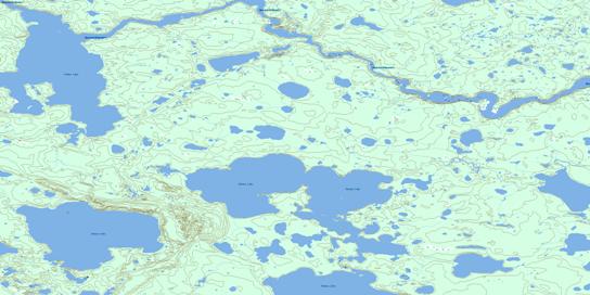 Holmes Lake Topographic map 064H02 at 1:50,000 Scale