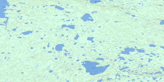 Hood Lake Topographic map 064H03 at 1:50,000 Scale