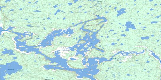 Kilfoyle Lake Topo Map 064H06 at 1:50,000 scale - National Topographic System of Canada (NTS) - Toporama map