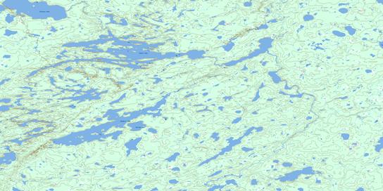 Small Lake Topographic map 064H11 at 1:50,000 Scale