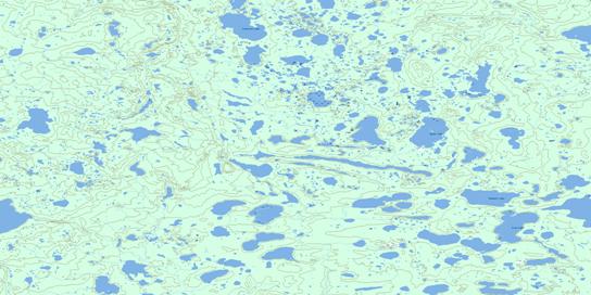 Einarson Lake Topographic map 064H16 at 1:50,000 Scale
